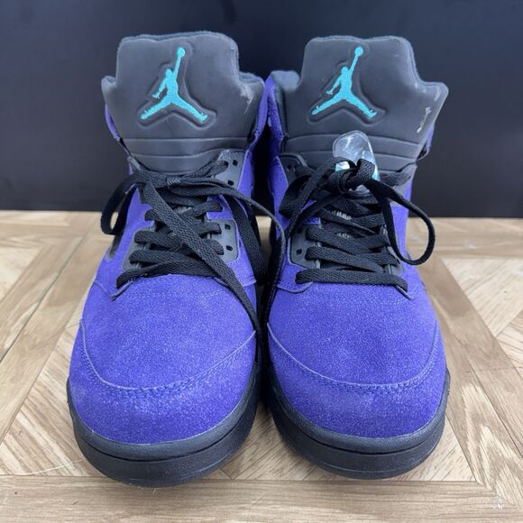 Nike Air Jordan 5 V Retro Alternate Grape Purple Teal Suede Size 13 136027-500 main image 5